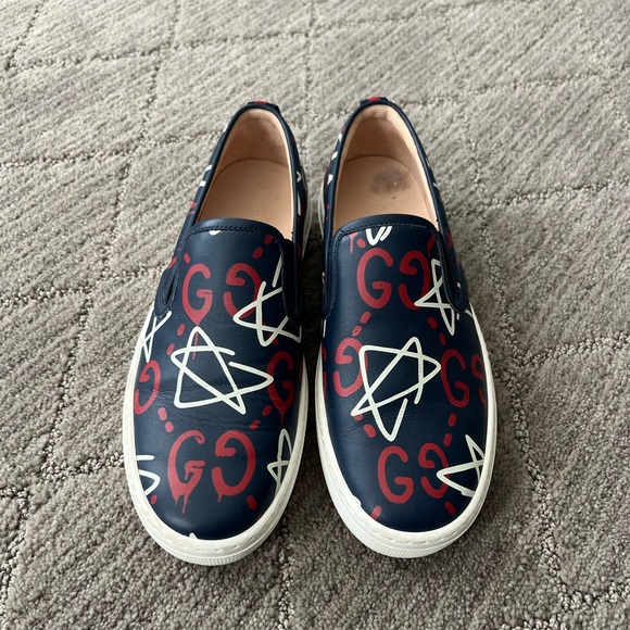 Gucci slips on sneakers size 37 1/2 - Picture 1 of 6